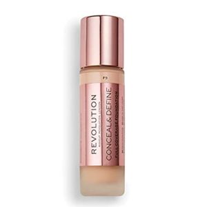 Makeup Revolution Conceal and Define Foundation F9 Rs 480 amazon dealnloot