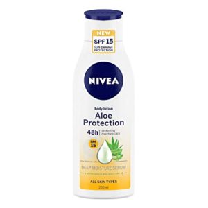 Nivea Body Lotion Aloe Protection with SPF15 Rs 165 amazon dealnloot