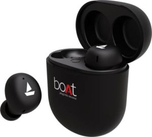 boAt Airdopes 381 Bluetooth Headset Black True Rs 1199 flipkart dealnloot