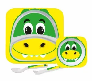 Cello Melmoware Kids Meal Set of 4, Crocodile Design at Rs 208