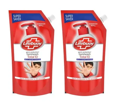 Lifebuoy Total 10 Handwash Refill 750 ml (Pouch) (Buy 1 Get 1)