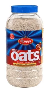 Manna Oats (1kg Jar) - Gluten Free Steel