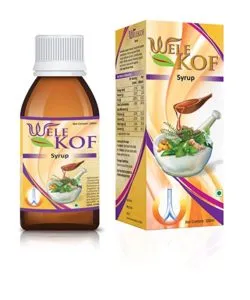 WeleKof Bronchicure Herbal Syrup for Respiratory Wellness Rs 154 amazon dealnloot