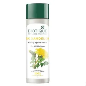 Biotique Bio Dandelion Visibly Ageless Serum, 190ml at Rs 345