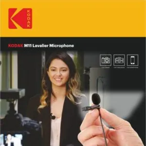 Kodak M11 2.5mm Lavalier Microphone with Adapter for Smartphones Camera Microphone at Rs 699