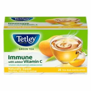 Tetley Green Tea Reviving Mango, 25 Tea Bag at Rs 96