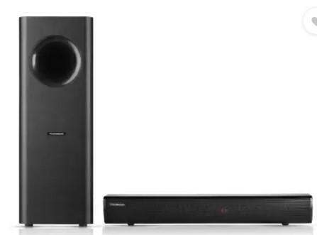 Thomson SBW20 100 W Bluetooth Soundbar (Black, 2.1 Channel)