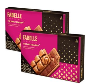 Fabelle - The Bars Treasury, Pack of 2x235g, Assorted Chocolate Gift Pack