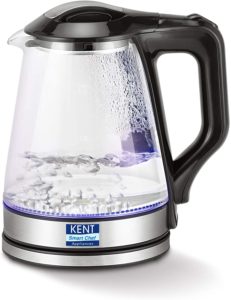 Kent 16023 1500-Watt Electric Kettle (Transparent)