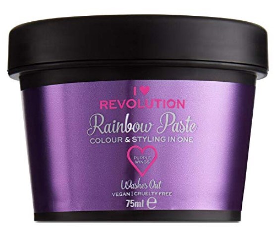 Makeup Revolution I Heart Revolution Rainbow Paste Purple Wings, Purple, 75 ml