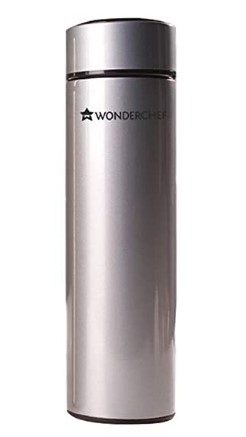 Wonderchef Nutri-Bot Double Wall Stainless Steel Vaccum Insulated Hot and Cold Flask,480ml