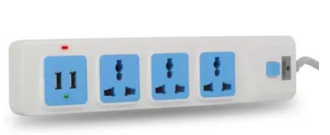 ZEBRONICS ZEB-PS3320U USB POWER STRIP 3 Socket Extension Boards