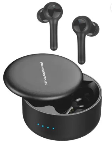 Ambrane BeatsDuo True Wireless Bluetooth Headset (Black, True Wireless)