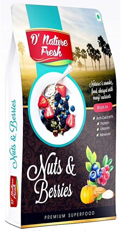 D'nature Fresh Nuts & Berries, 250 g