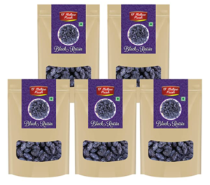 D'nature Fresh Premium Black Raisins Kishmish 1kg 