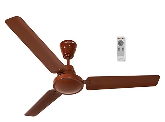 Lifelong Efficiente 1200 mm BLDC Motor With Remote 3 Blade Ceiling Fan