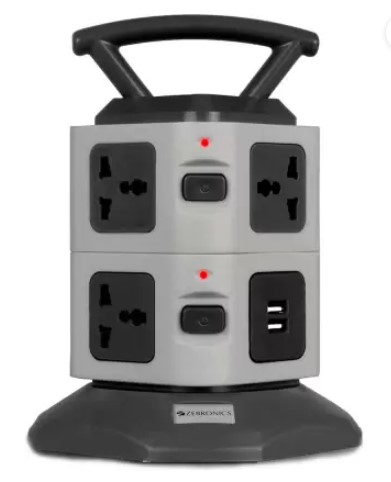 ZEBRONICS Zeb-TS3120USB Power strip