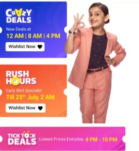 flipkart Carzy deals