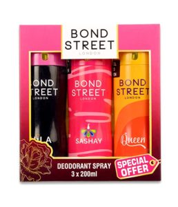 Bond Street London Body Spray Gift Pack Rs 367 amazon dealnloot