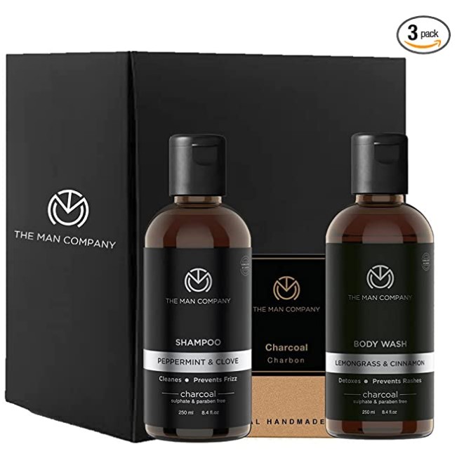 The Man Company Charcoal Detox Trio set for men