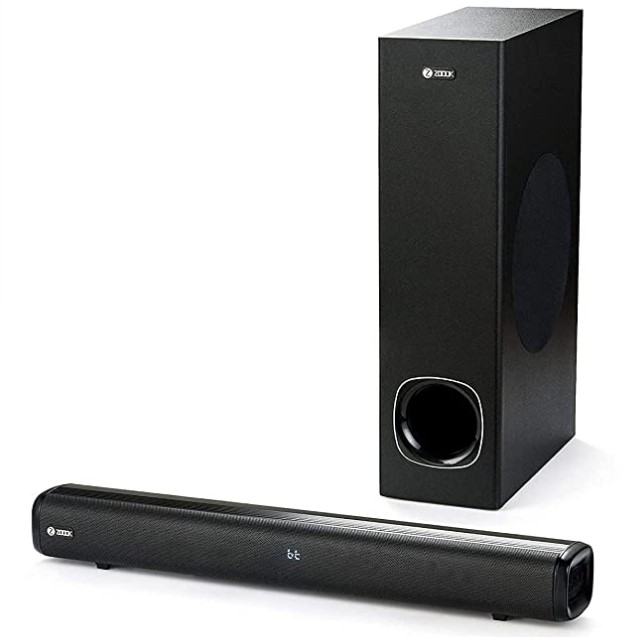 Zoook Rocker Studio 160 Watt 2.1 Channel Wireless Bluetooth Soundbar (Black)