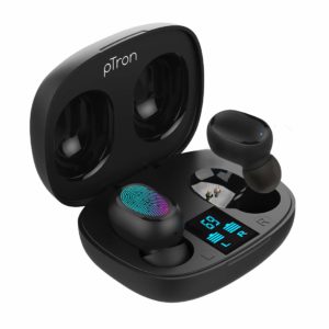 Amazon- Buy (Renewed) PTron Bassbuds Pro in-Ear True Wireless Bluetooth Headphones