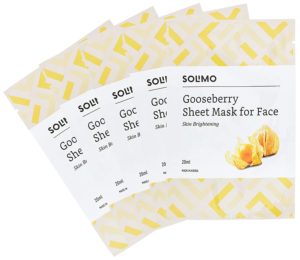 Amazon- Buy Amazon Brand - Solimo Face Sheet Mask