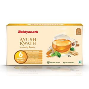 Baidyanath Ayush Kwath Tea 25 Bags Ayurvedic Rs 50 amazon dealnloot