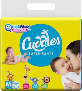 Cuddles Super Pants Pant Style Diaper M Rs 9 flipkart dealnloot