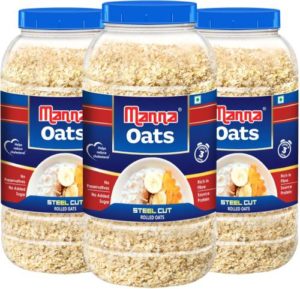 Manna by Manna Oats 3kg 1kg x Rs 389 flipkart dealnloot