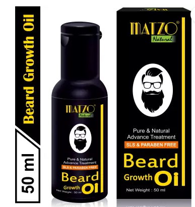 Matzo Pure and Natural Beard Growth Oil Hair Oil  (50 ml)