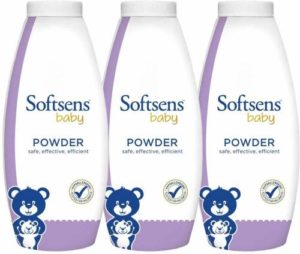 Softsens Baby Powder 200g Pack of 3 Rs 190 flipkart dealnloot