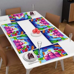 LooMantha Rectangular Pack of 6 Table Placemat Rs 99 flipkart dealnloot