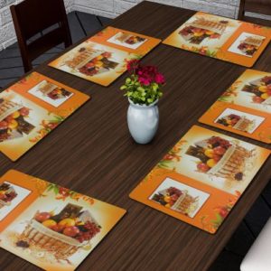 LooMantha Rectangular Pack of 6 Table Placemat Rs 99 flipkart dealnloot