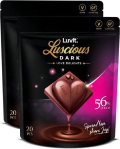 LuvIt Luscious Dark Love Delights Heart Shaped Rs 418 flipkart dealnloot