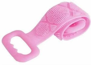 Shoplx Pink silicon bathing brush Rs 94 flipkart dealnloot