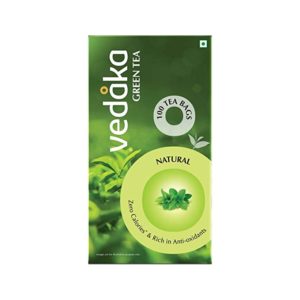 Amazon Brand Vedaka Green Tea Natural 100 Rs 225 amazon dealnloot