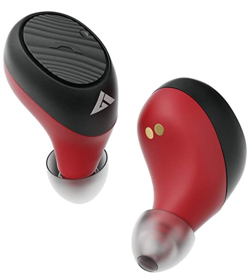 Boult Audio AirBass Livebuds Bluetooth Truly Wireless in Ear Earbuds with Mic (Red)