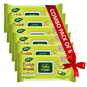 Dabur Baby Wipes pH 5 5 balanced Rs 475 amazon dealnloot