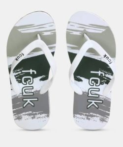 French Connection Flip Flops White Grey Green Rs 216 flipkart dealnloot