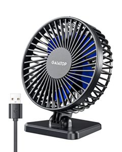 Gaiatop Small Desk Fan Portable 3 Speeds Rs 499 amazon dealnloot