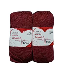 Ganga Heart Beat Soft Shaded Acrylic Yarn Rs 610 amazon dealnloot