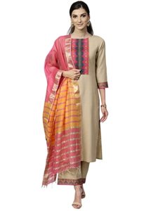 INDO ERA Women s Pure Cotton Solid Rs 849 amazon dealnloot