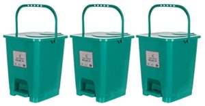 Kuber Industries Square Premium Plastic Pedal Dustbin Rs 530 amazon dealnloot