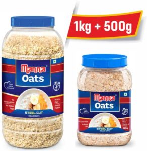 Manna Oats 1 5kg 1kg x 1 Rs 159 flipkart dealnloot