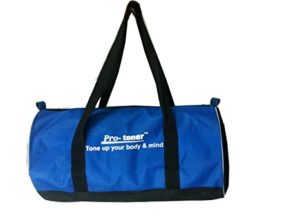 Protoner Gym Bag Black Blue Rs 194 amazon dealnloot