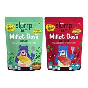 Slurrp Farm Millet Dosa Instant Mix Supergrains Rs 92 amazon dealnloot