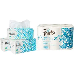 Amazon Brand Presto 2 Ply Facial Tissue Rs 350 amazon dealnloot