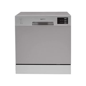 AmazonBasics 8 Place Setting Dishwasher 2021 Silver Rs 12499 amazon dealnloot