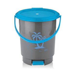 Asian Plastic Step On Pedal Dustbin Junior Rs 219 amazon dealnloot